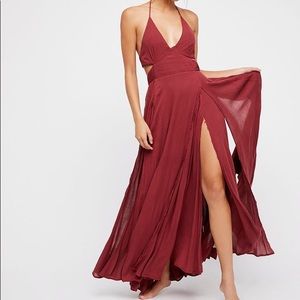 Lille maxi dress - red